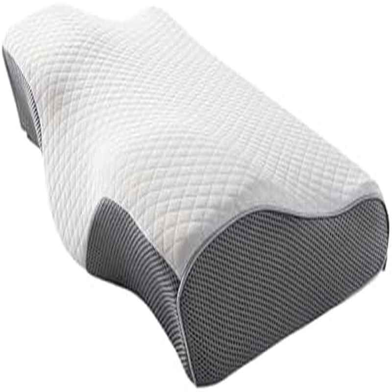 Neck Support Pillow for Sleep - Ortho for Alleviating Neck And Shoulder Discomfort, Medium Firm Ergonomic Design for Back, Stomach, And Side Sleepers (Small Size)